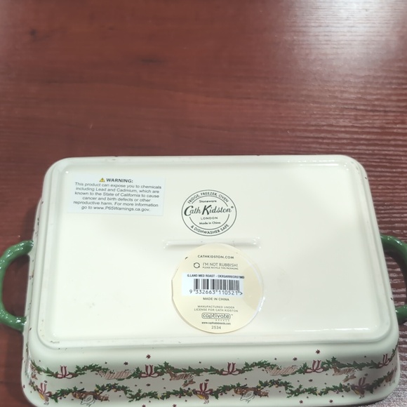 Cath Kidston Christmas Rectangular Roasting Dish - Picture 5 of 5